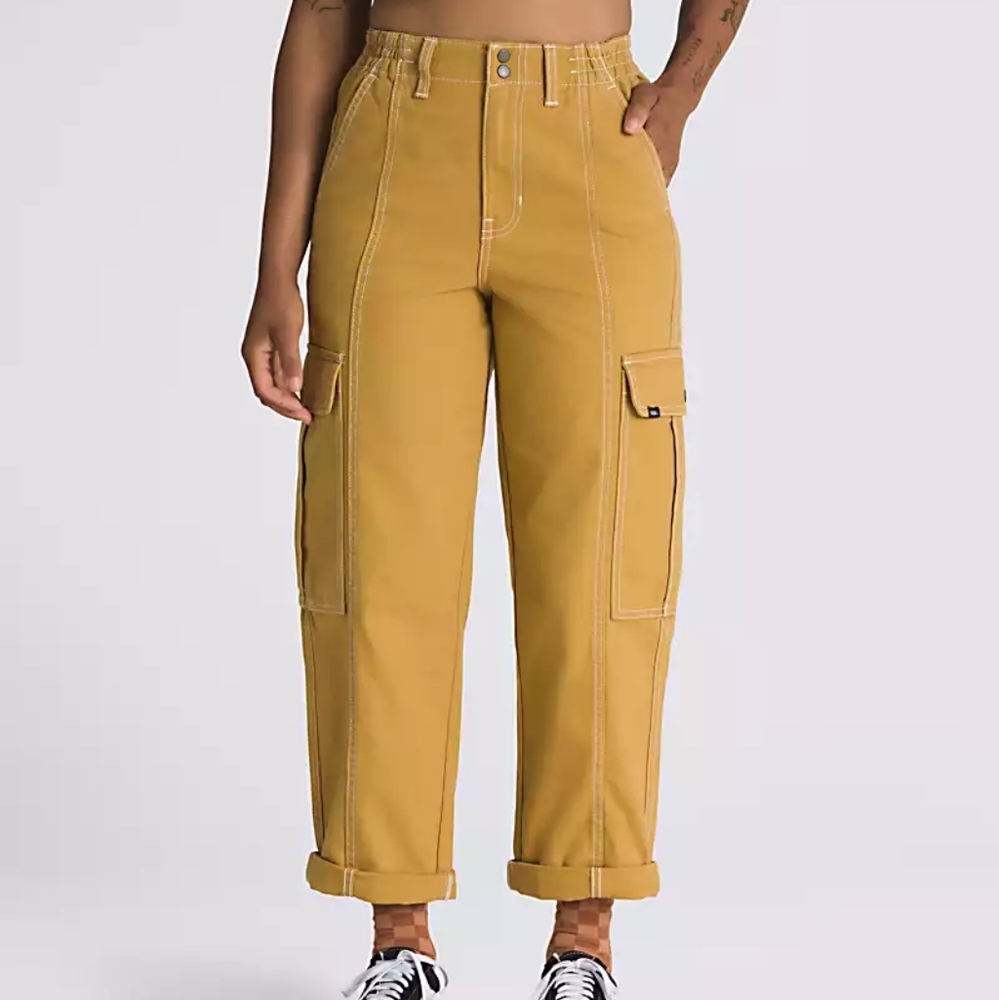 Vans Mustard Straight Leg Cargo Pants